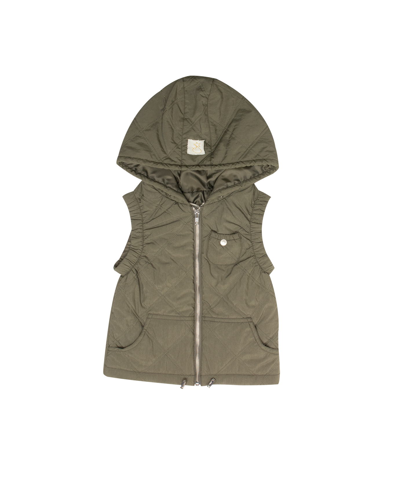 Lyla Quilted Vest - Green