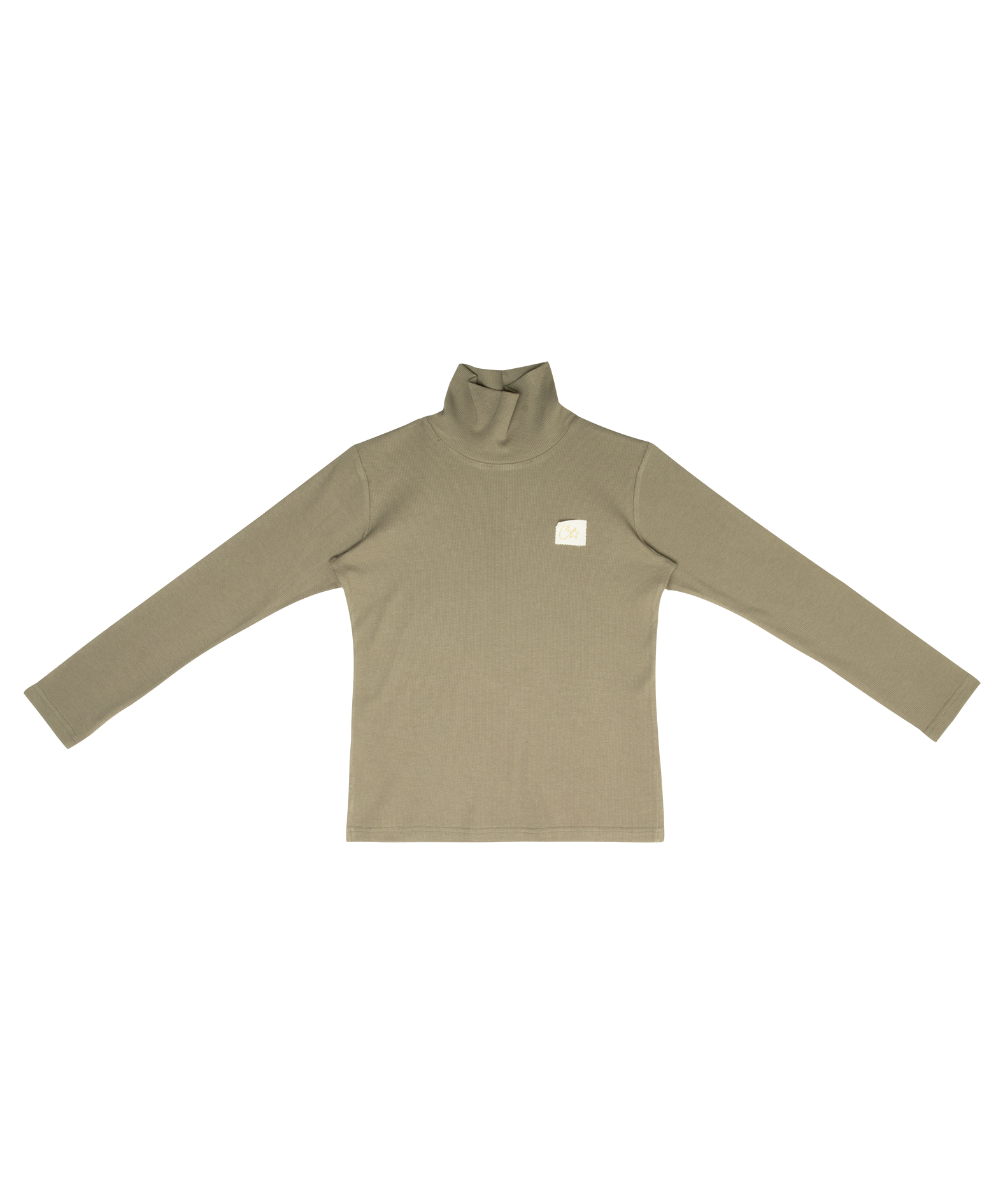 Lyla Ribbed Turtleneck - Green