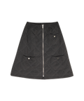 Lyla Quilted Skirt - Black