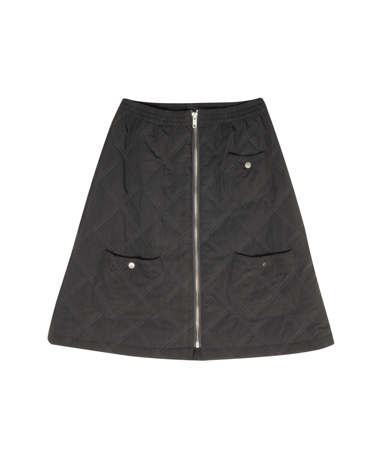 Lyla Quilted Skirt - Black