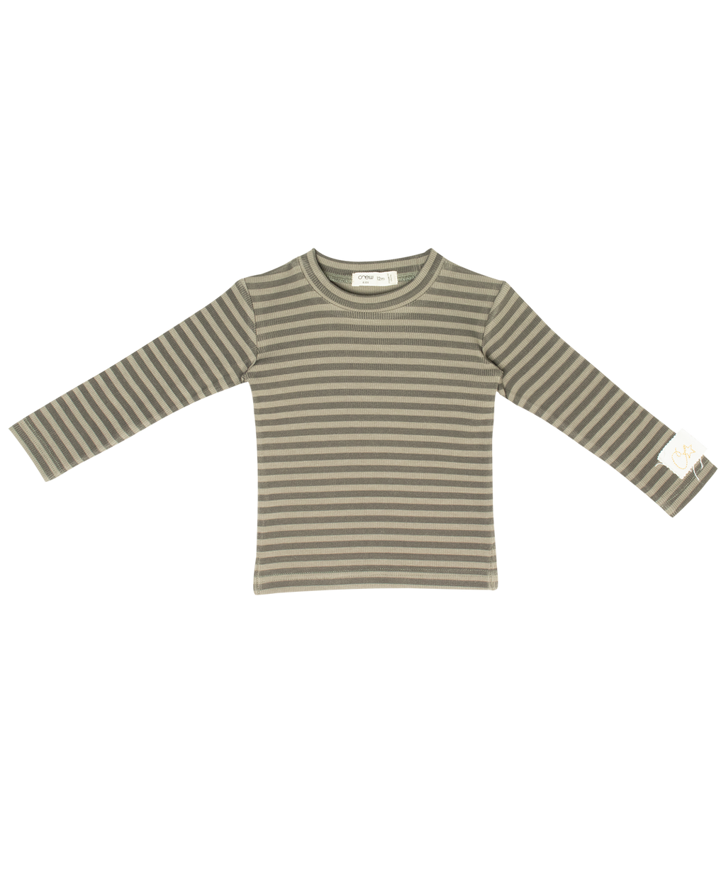 Teddi Rib Stripe Tee
