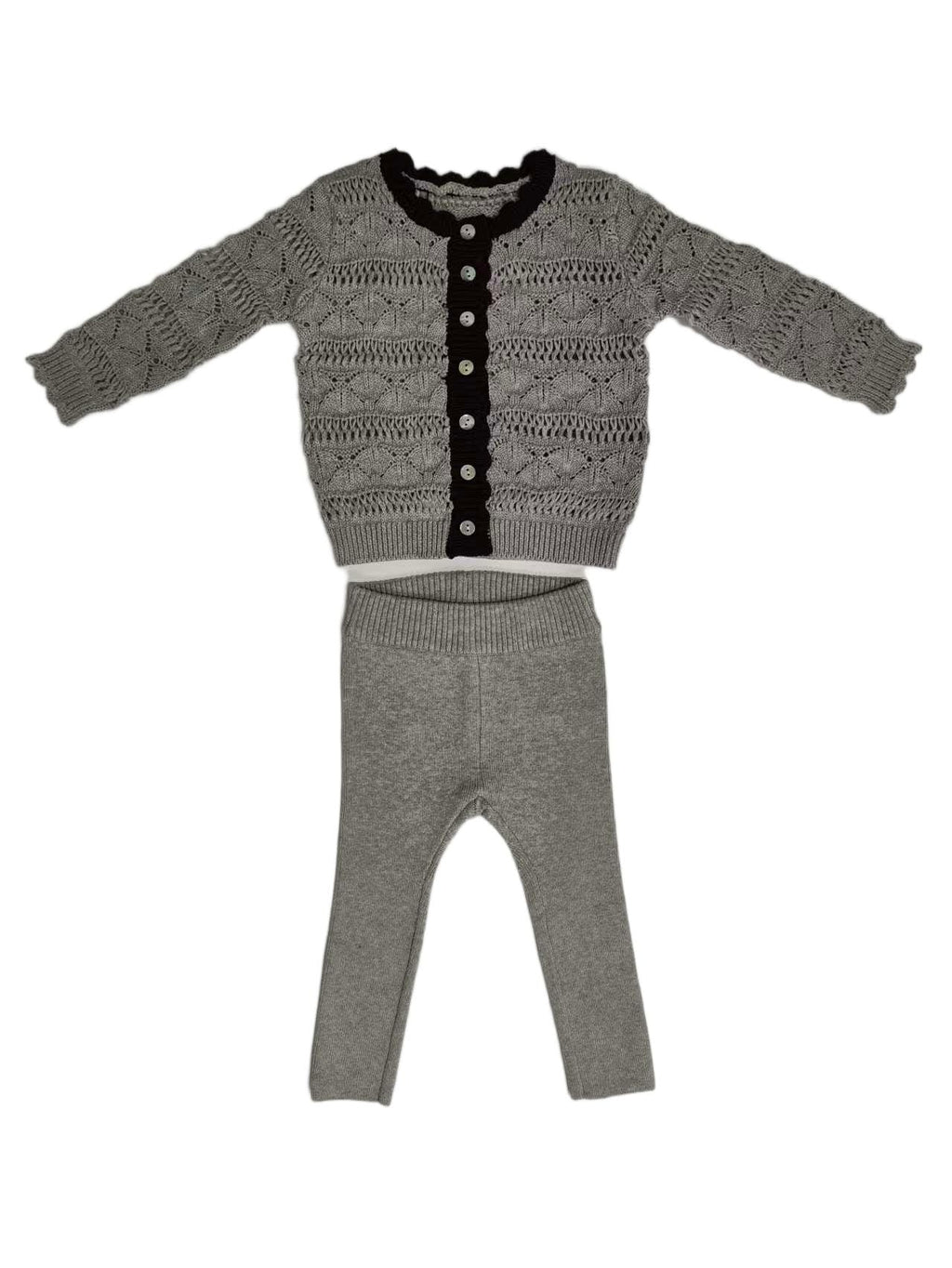 Cynthia Knit Set - Grey