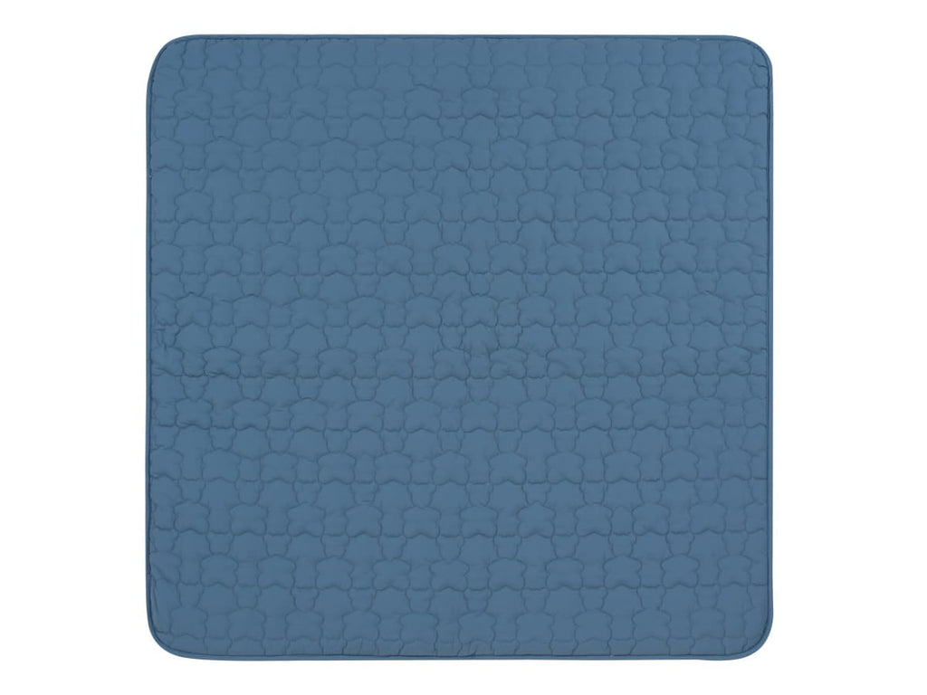 Petit Ours Padded Blanket - Blue