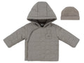 Petit Ours Padded Jacket & Hat - Taupe