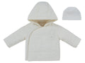 Petit Ours Padded Jacket & Hat - White