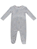 Petite Petal Footie - Blue