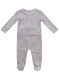 Petite Petal Footie - Pink