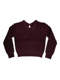 Olivia Knit Sweater - Cranberry
