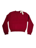 Cottier Chunky Knit Top - Crimson