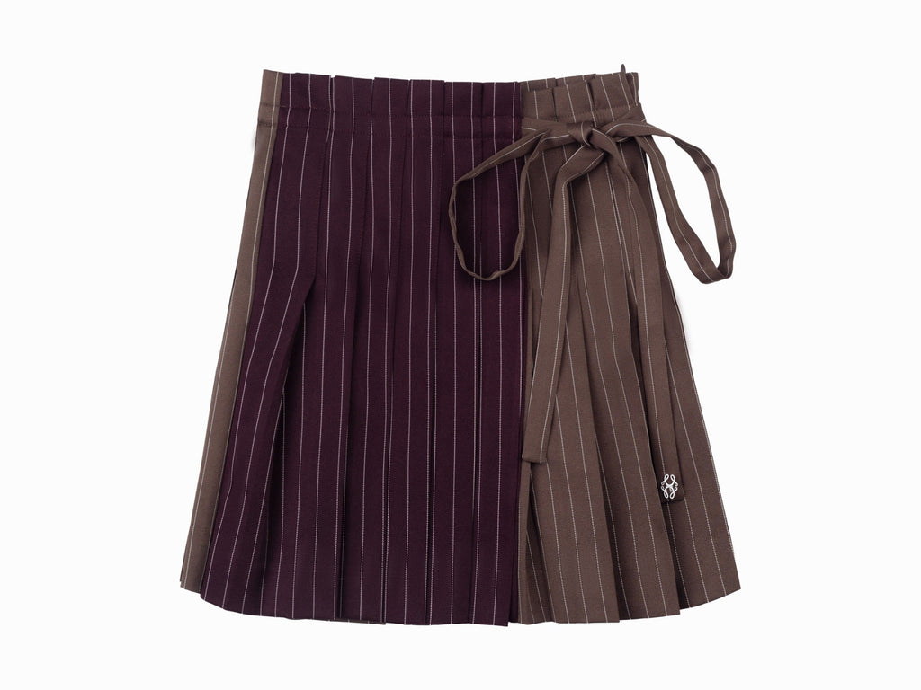 Olivia Wrap Skirt - Maroon