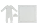Mon Bebe D'Amour Footie, Hat & Blanket Set - Taupe