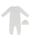 Mon Bebe D'Amour Footie & Hat Set - Pink