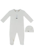 Atelier Bunny Footie & Hat Set - Blue