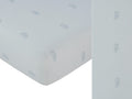 Atelier Cable Fitted Bassinet Sheet - Blue