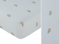 Atelier Cable Fitted Bassinet Sheet - Taupe