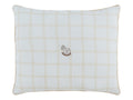 Whinny Plaid Throw Pillow - Stone