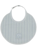 Stripe Stamp Bib - Blue