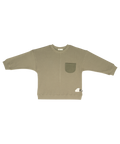 Teddi Ribbed Sweatshirt - Green