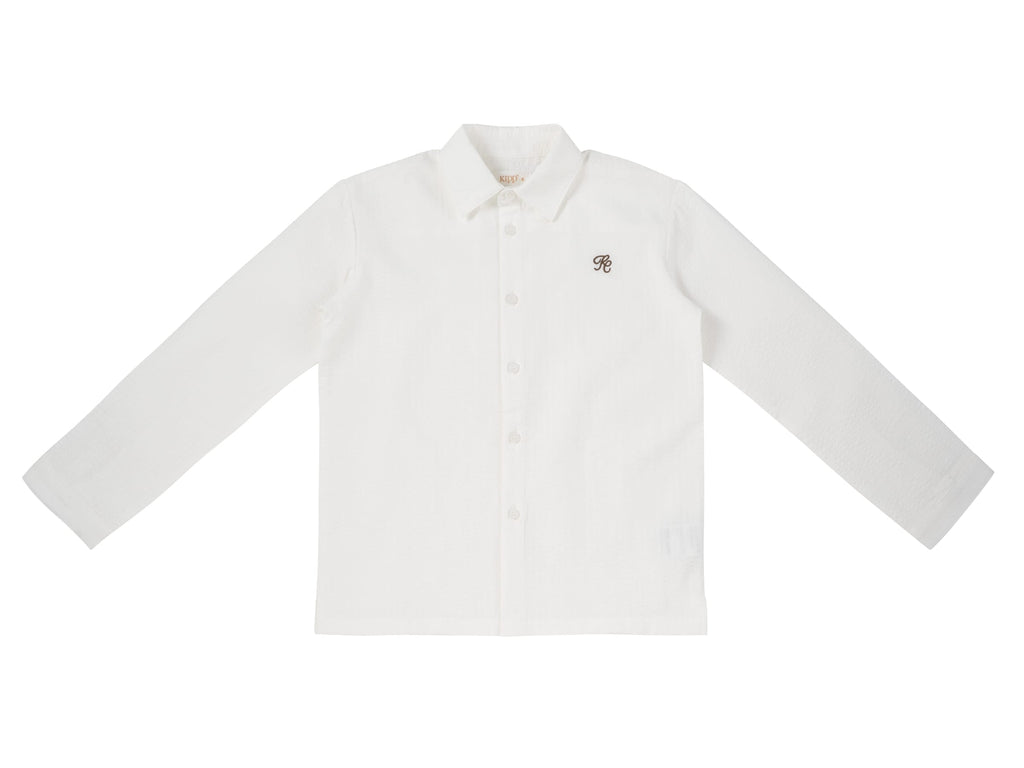 Sol Stripe Shirt - White