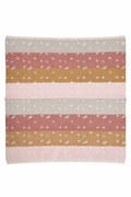 KB Logo Knit Blanket - Pink
