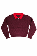 Cynthia Knit Top - Cranberry