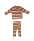 Ella Stripe Set - Tan