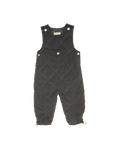 Teddi Quilted Overalls - Black