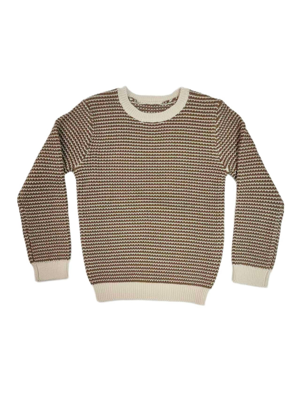 Kenny Textured Sweater - Chestnut