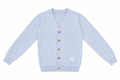 Long Sleeve Knit Sweater - Light Blue