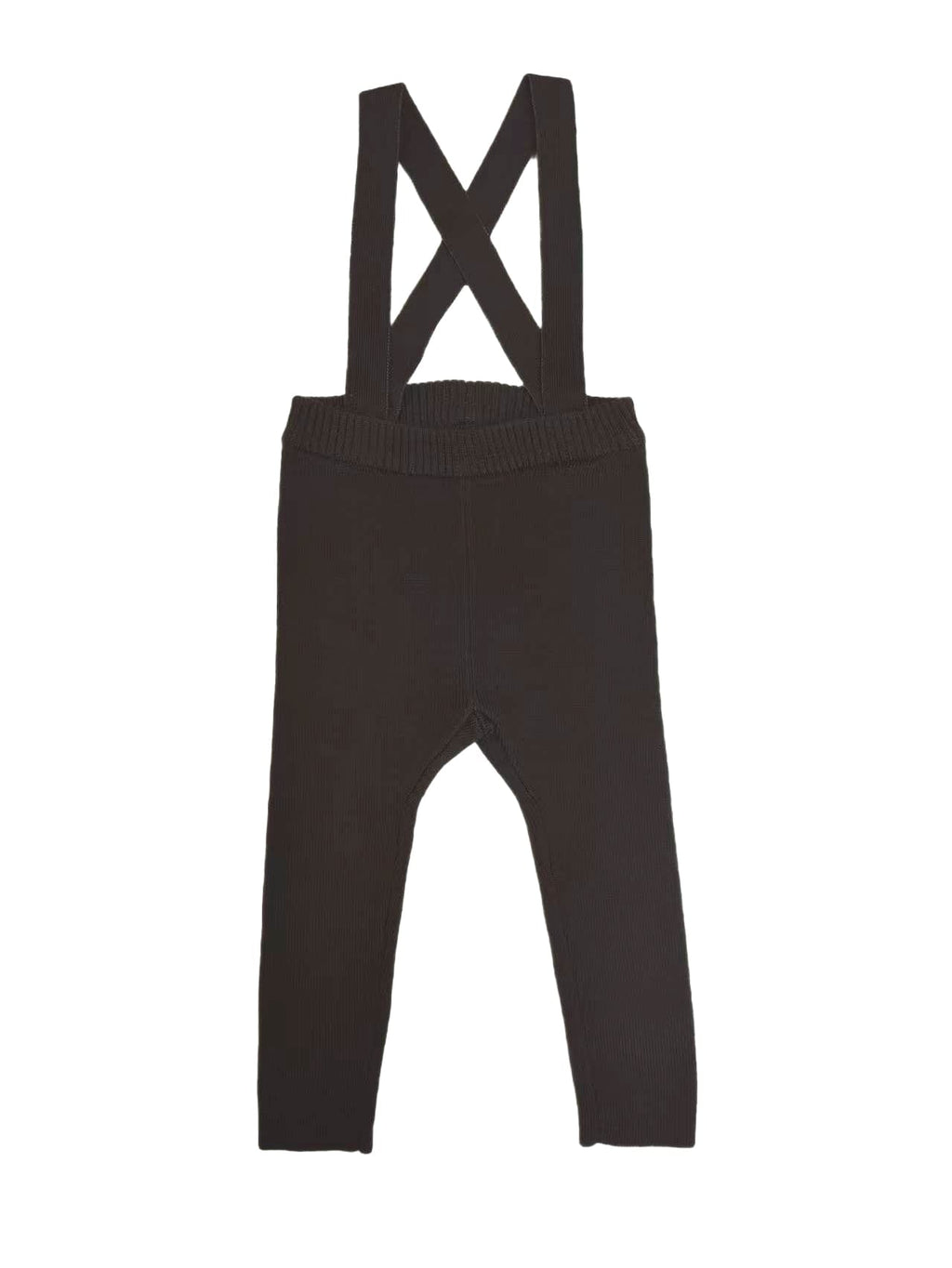 Leslie Knit Overall - Chocolate