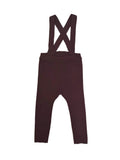 Leslie Knit Overall - Cranberry