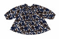 Nola Floral Blouse - Chocolate