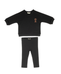 Polo Club Legging Set - Black