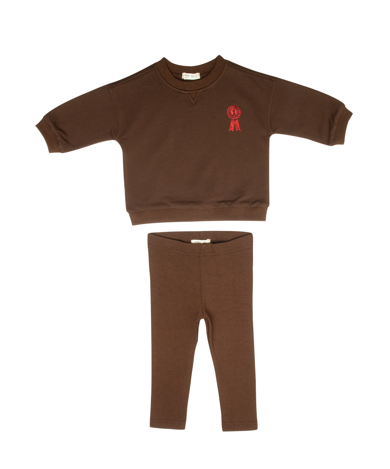 Polo Club Legging Set - Chocolate