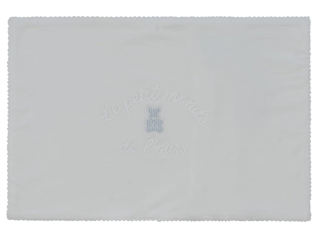 Petit Ours Pillow - Blue