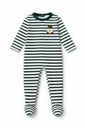 Teddy Lounge Footie - Green