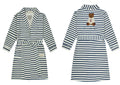 Teddy Lounge Robe - Navy