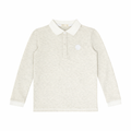 Jona Long Sleeve Polo - White