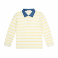 Cory Long Sleeve Polo - White