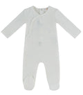 Petit Ours Pattern Footie - Blue
