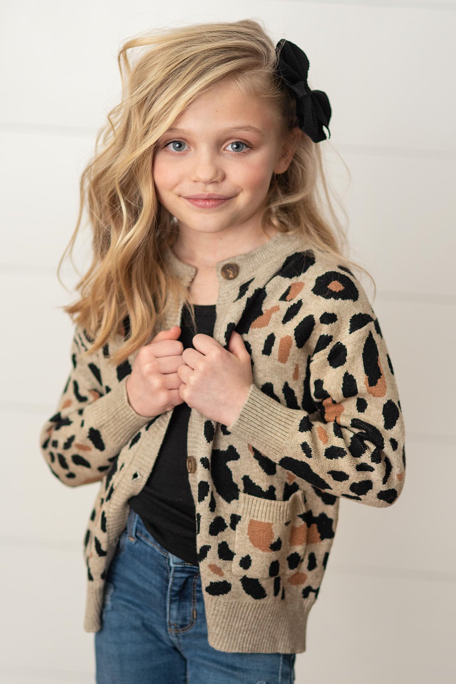 Leopard Button Sweater