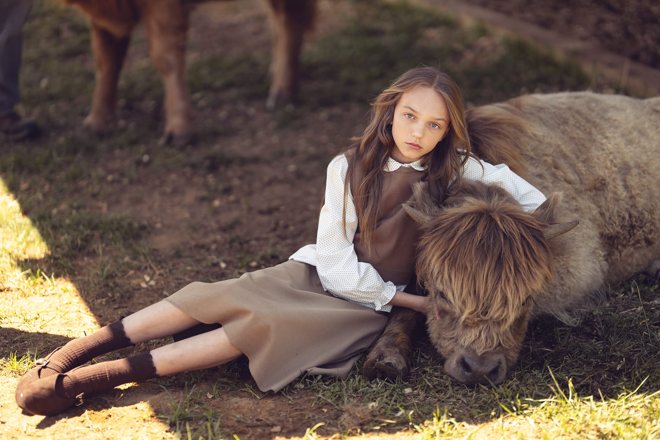 Sienna Circle Skirt - Chestnut