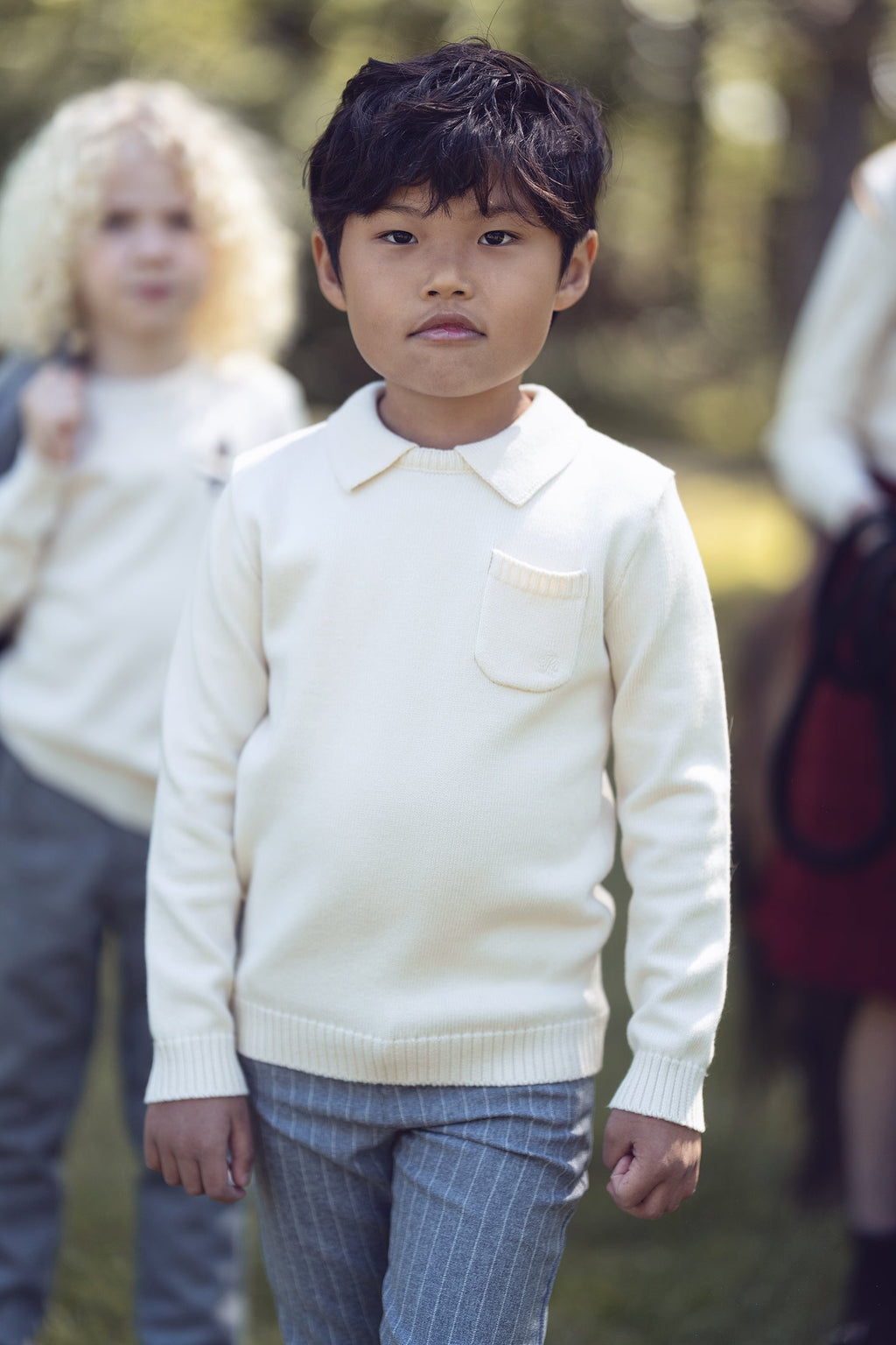 Franck Collar Sweater - Oatmilk