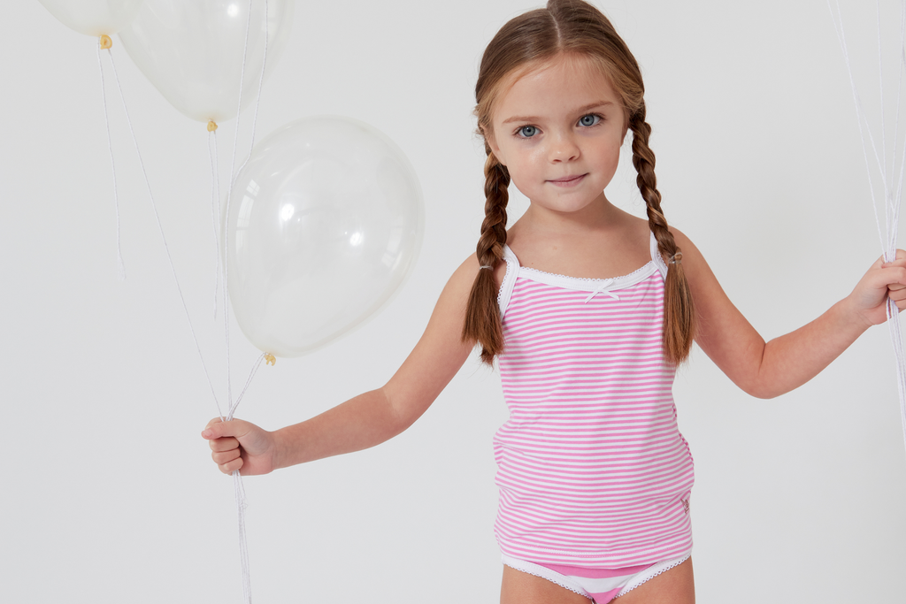 Feathers Girls and Toddler Undershirts - Kids Camisoles - Super Soft Cotton