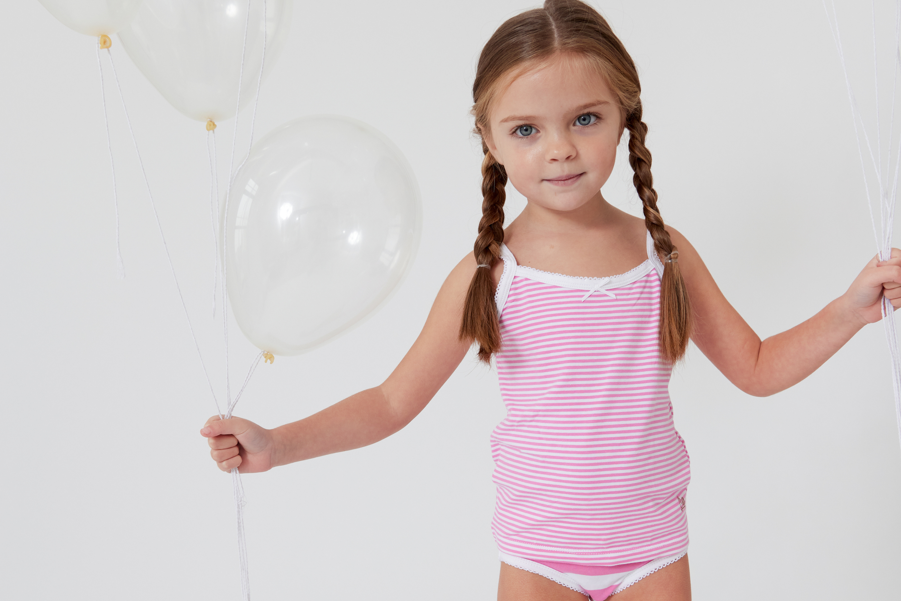 Feathers Girls and Toddler Undershirts - Kids Camisoles - Super Soft Cotton