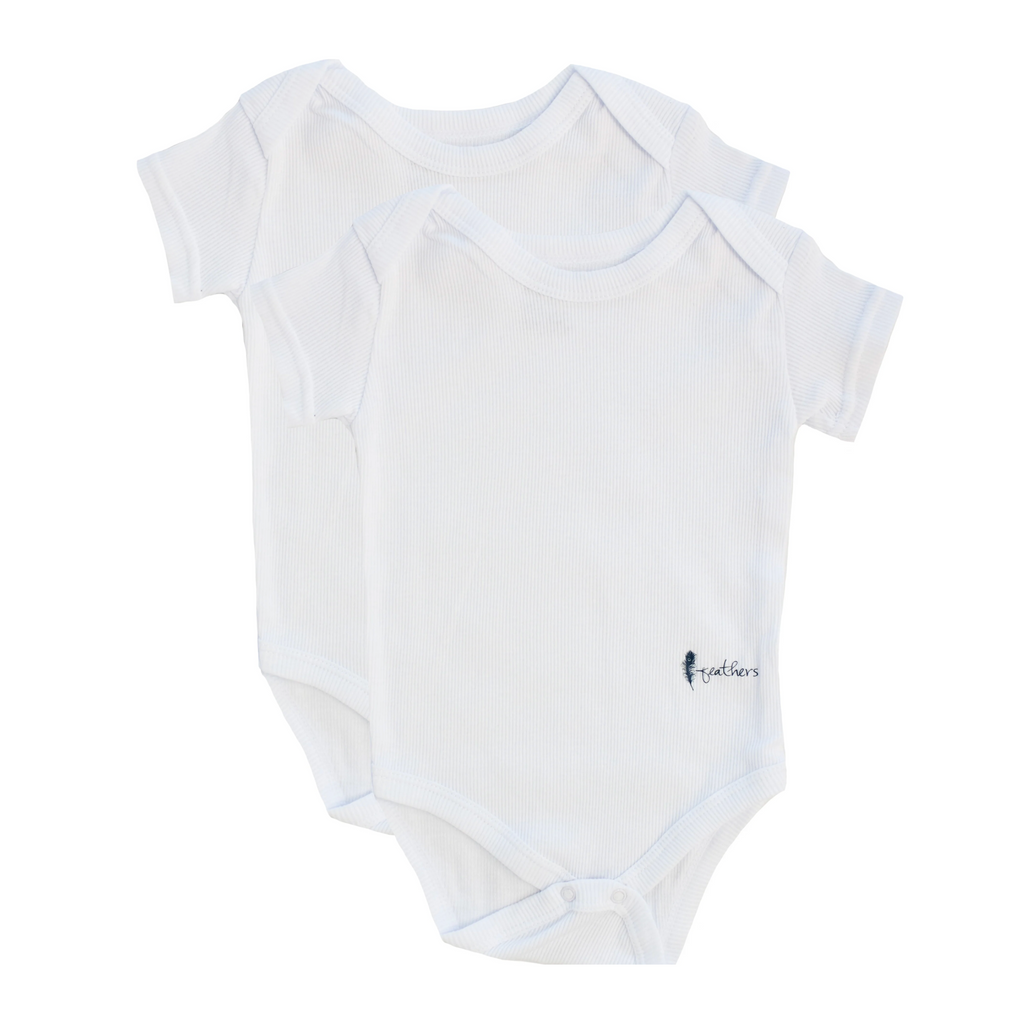 Baby Rib Onesie With Sleeves