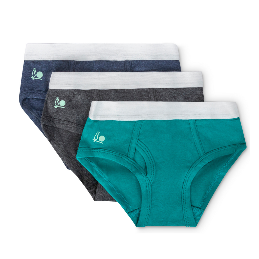 Feathers Boys' Cotton Strech Tagless Briefs Underwear - (3/pack)