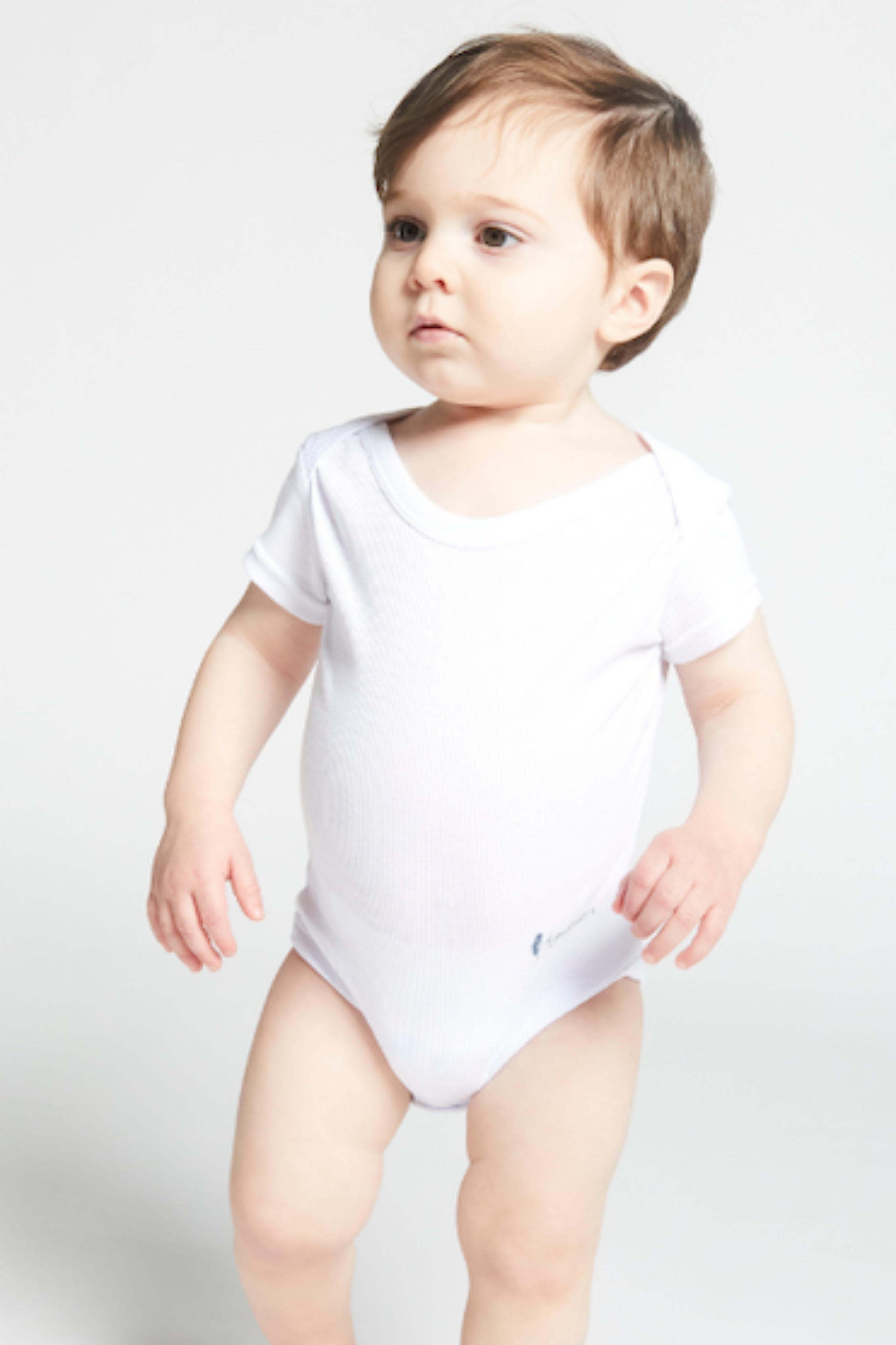 Baby Rib Onesie With Sleeves