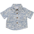 Santorini Linen Button Up Shirt
