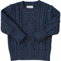 Navy Cable Knit Sweater